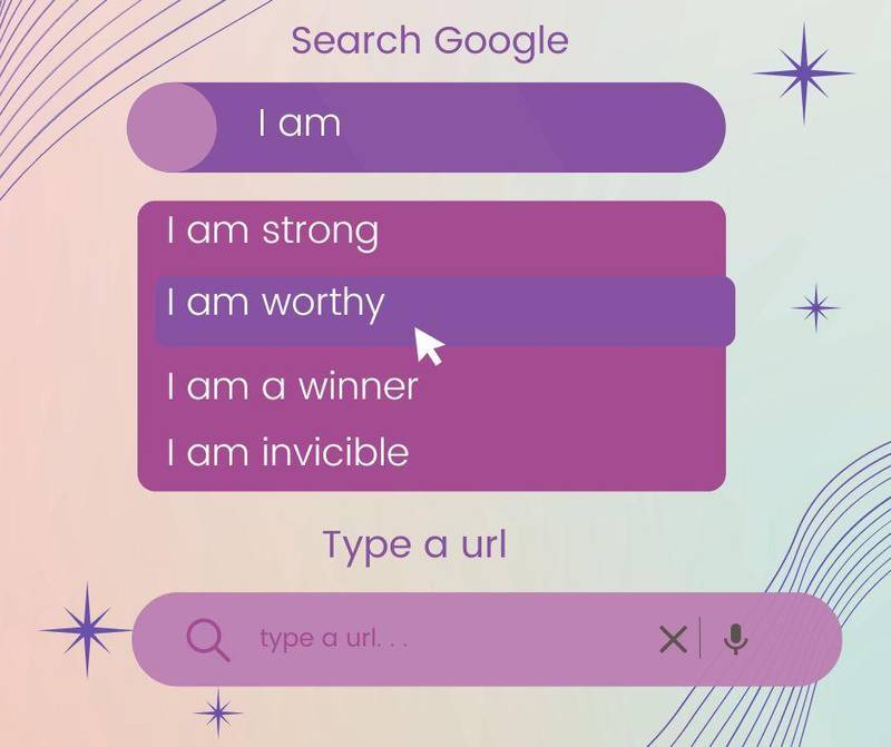 search google or type a url